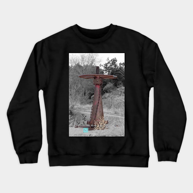 rusty wheel Crewneck Sweatshirt by callalexi